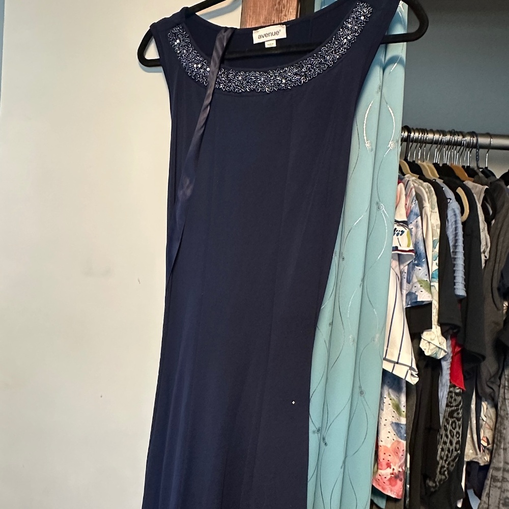 Navy blue dress